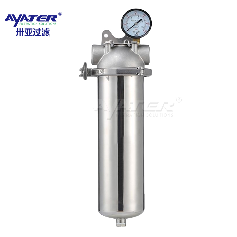 卅亞過(guò)濾多芯10寸鋰電電極漿料精密保安過(guò)濾器排污方便能耗少